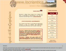 Tablet Screenshot of locriantica.it